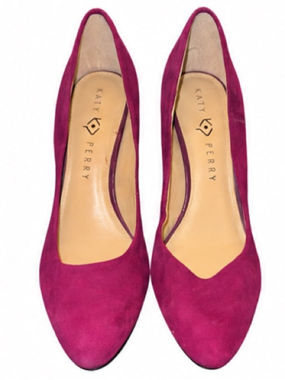 Katy Perry Collections Magenta Suede Pointed-Toe Pumps